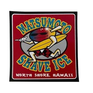 MATSUMOTO Shave Ice North Shore Hawaii Sticker